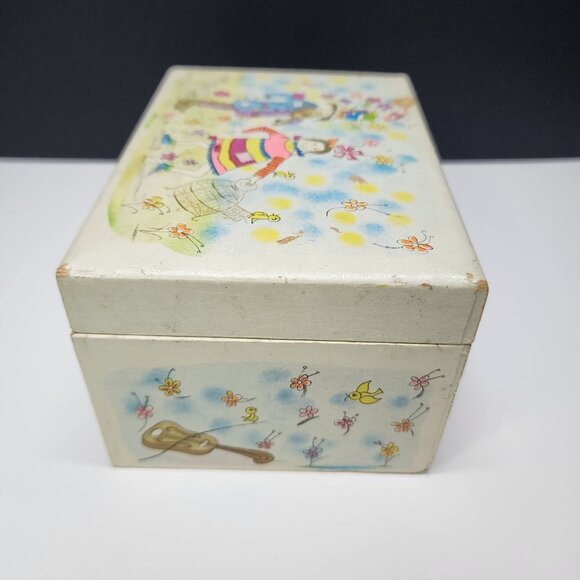 VTG Missing Ballerina Music Box Plays “Rain Drops Keep Falling On My Head” Japan - Picture 5 of 10